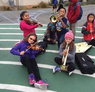 Student Musicians at Commodore Sloat Elementary School