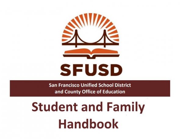 Image of cover page of the Student & Family handbook